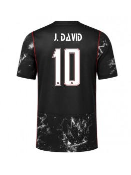 Moški Nogometna dresi replika Kanada Jonathan David #10 Gostujoči SP 2026 Kratek rokav